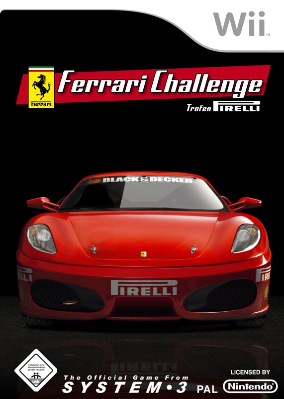 Ferrari Challenge Deluxe box art for Wii